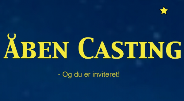 Åben casting til ny TV-serie - voksne biroller/ Lemvig dask nyhed