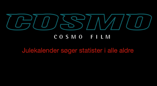 Julekalender for Cosmo Film søger statister/ Fyn (Lineup) dask nyhed