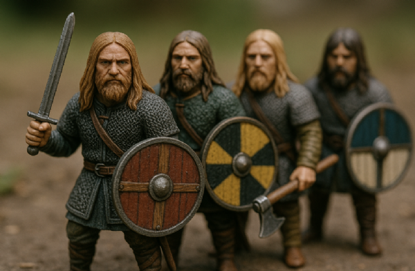 Små mænd søges som Vikingesoldater til reklamefilm/ KBH dask nyhed
